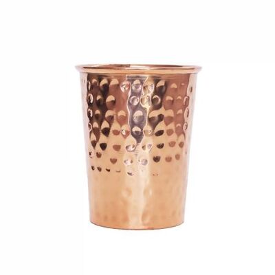 Copper cup, hammered, 300ml (COP08)