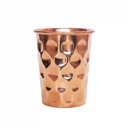 Copper cup, diamond look, 300ml (COP09)