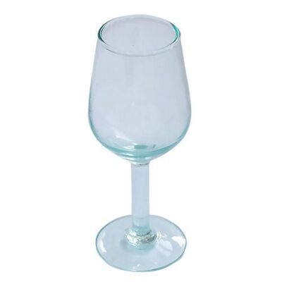 Wine glasses recycled glass, 18cm height, set of 2 (CR03SET)