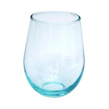 Gobelets en verre recyclé, hauteur 13cm, lot de 2 (CR09SET) 1