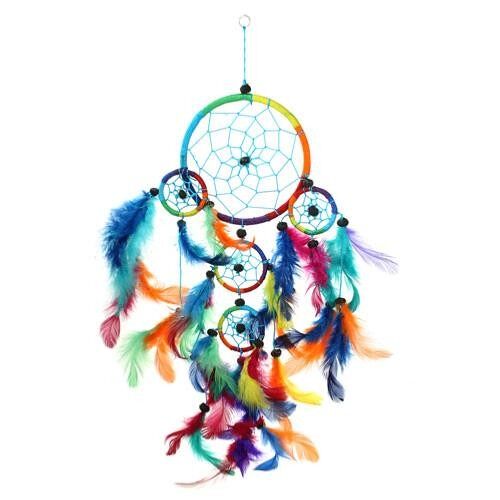 Dreamcatcher rainbow 12cm (DC1502)