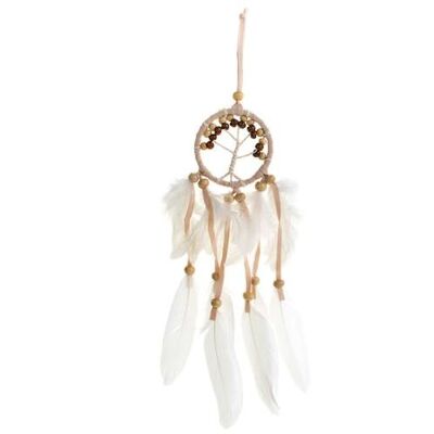 Dreamcatcher, tree beige, 6cm diameter (DC1906)