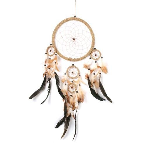 Dreamcatcher natural 20cm and 4 small (DC85)
