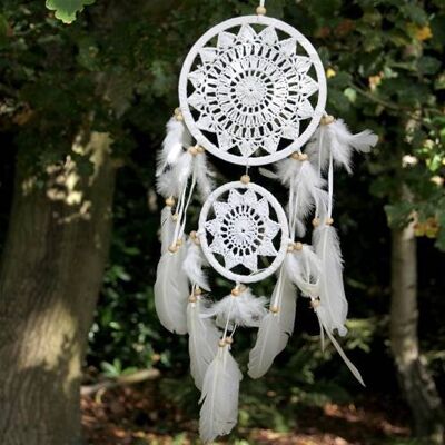 Dreamcatcher crochet 2-tier 60cm length (DCW06)