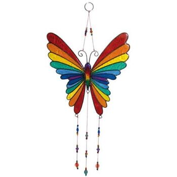 Rainbow Butterfly Suncatcher longueur 31cm (DNGQR50) 1