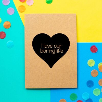 Carte drôle de la Saint-Valentin | Notre vie ennuyeuse