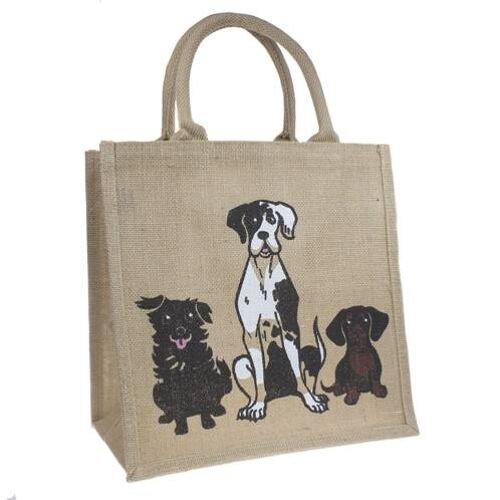 Jute bag, dogs (EA1904)