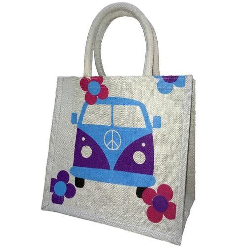 Jute shopping bag, campervan (EA19700)