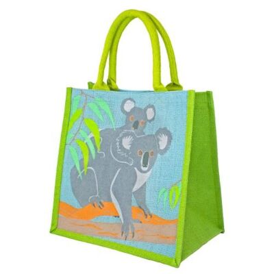 Jute shopping bag, koalas (EA2081)