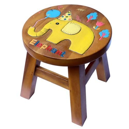Child's wooden stool, elephant (FWST2807)