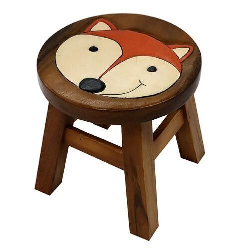 Child's wooden stool - fox (FWST850)