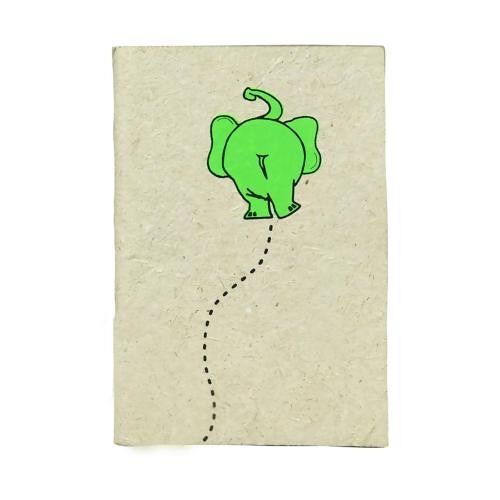 Elephant poo notepad, elephant design, 9.75 x 14.25 (HC010)