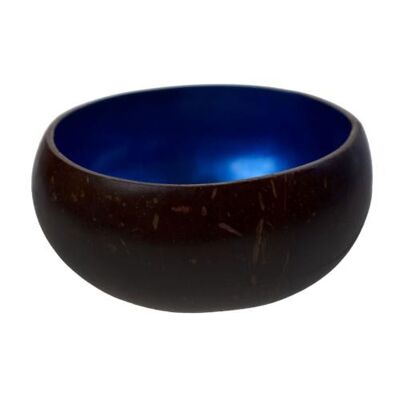 Coconut bowl/t-lite holder blue inner (ID03)