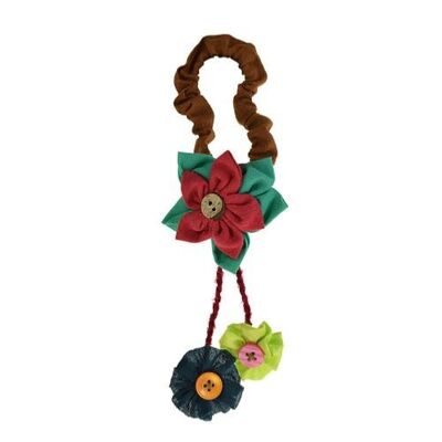 Hair bobble, sunflowers, 1 supplied (JUG19701)