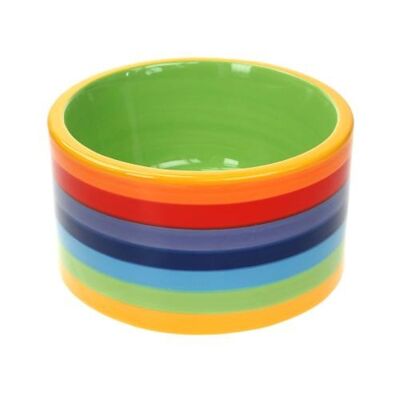 Rainbow dog bowl (KC1603)