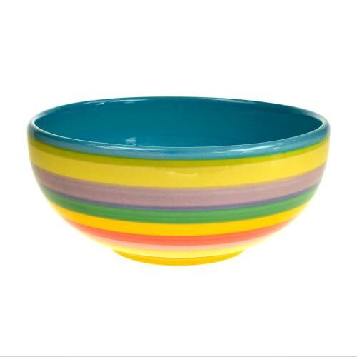 Rainbow bowl 15cm, blue inner (KC2105)