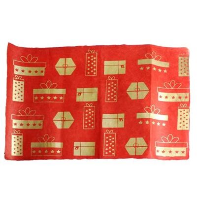 Gift wrap red, wrapped gifts (MA1709)