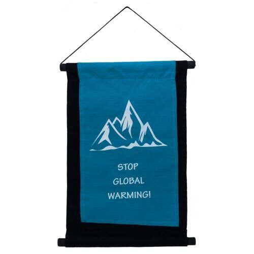 Hanging banner, Stop Global Warming (MBC28)