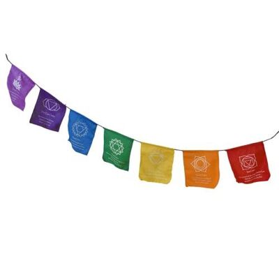 Prayer flags Chakra symbols (MBC32)
