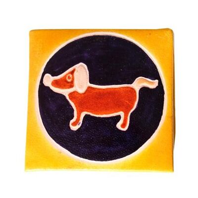 Leather coin purse dog (MKS2108)