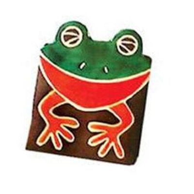 Leather coin purse frog (MKS29)