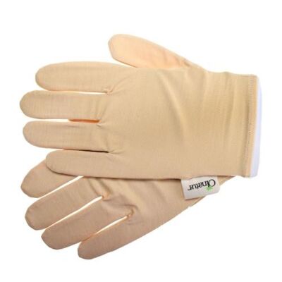 Pair of moisturising gloves bamboo one-size, eco-friendly (ML005)