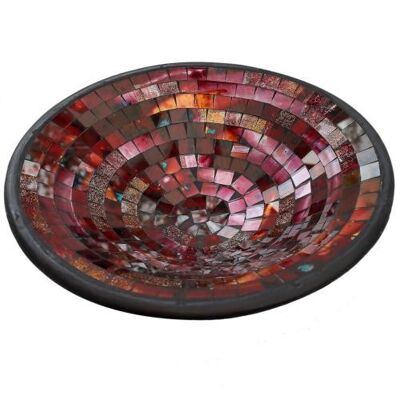 Bowl, mosaic, 28cm red (MOS2080)