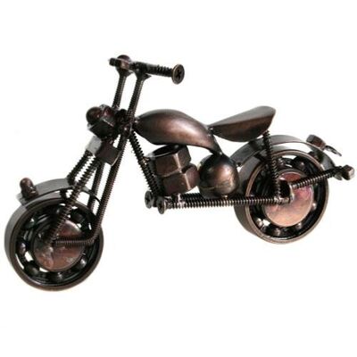 Model motorbike, recycled bike parts (NA19718)