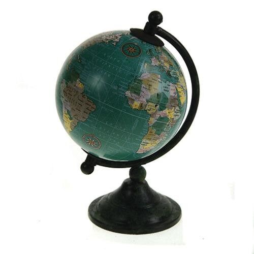 Globe on stand, 19cm height (NA19720)