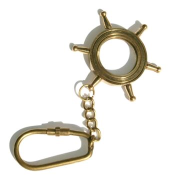 Porte-clés gouvernail, loupe (NA19727) 2