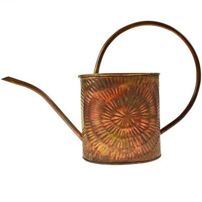 Retro watering can, recycled brass (NA2204)