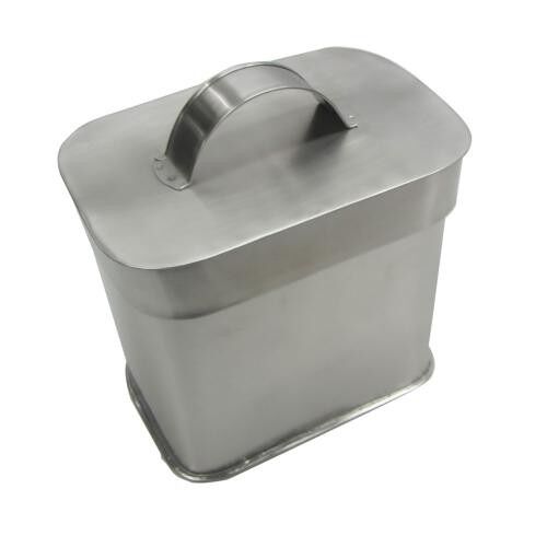 Lunch box or storage box stainless steel 15x10.5x16cm (NA2216)