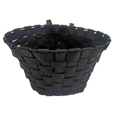 Bike basket woven recycled/upcycled tyre (NA2271)