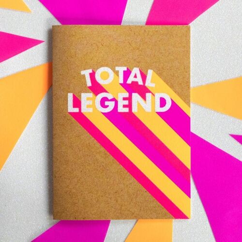 Funny Thank You Card - Total Legend