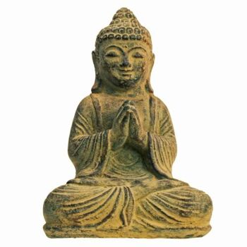 Bouddha en grès, hauteur 16cm (NUG020) 1