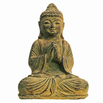 Bouddha en grès, hauteur 16cm (NUG020) 2