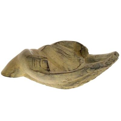 Bird bath sandstone 19 x 25 x 6.5cm (NUG026)