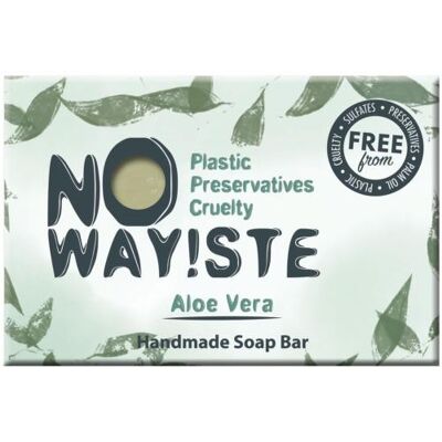 NO WAY!STE solid soap bar, Aloe Vera (NW01)