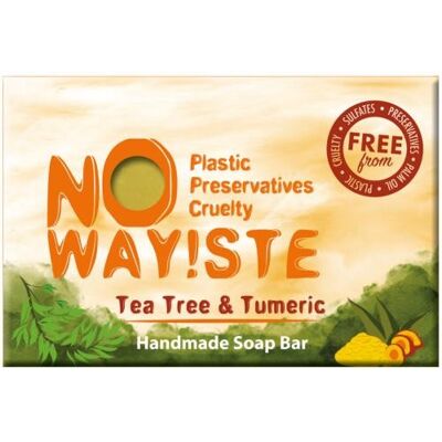 NO WAY!STE solid soap bar, Tea Tree & Turmeric (NW06)
