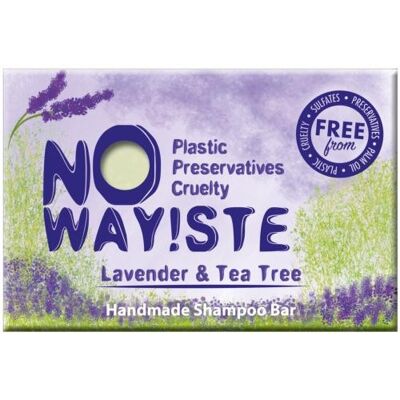 NO WAY!STE solid shampoo bar, Lavender & Tea Tree (NW14)