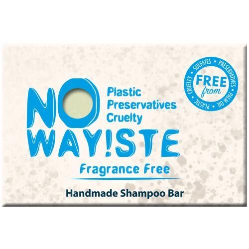 NO WAY!STE solid shampoo bar, fragrance free (NW17)