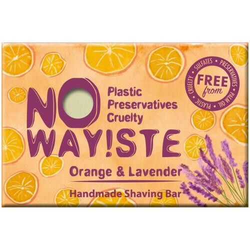 NO WAY!STE solid shaving bar, Orange & Lavender (NW18)