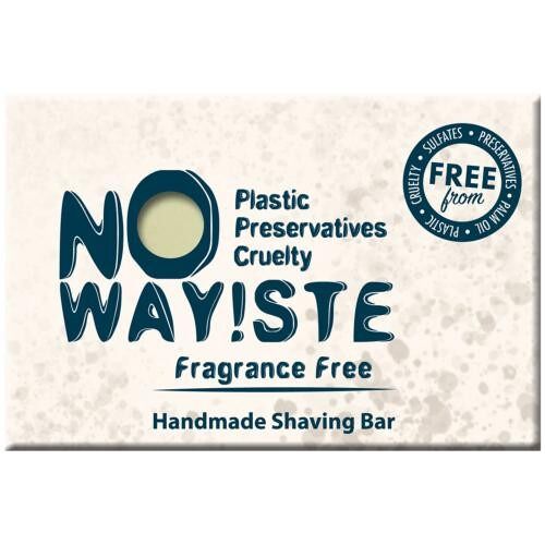 NO WAY!STE solid shaving bar, Fragrance Free (NW19)