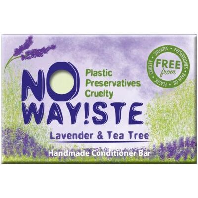 NO WAY!STE solid conditioner bar, Lavender and Tea Tree (NW20)