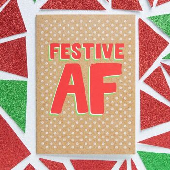 Carte de Noël drôle | AF festif 2