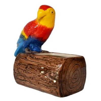 Candle box red parrot (PAR02)