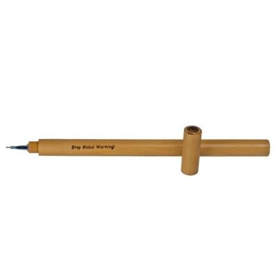 Bamboo pen, Stop Global Warming (PEN100)