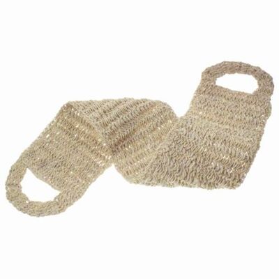 Two-handled back-scrubber/wash cloth hemp 50x10cm (PROK032)