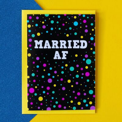 Carta di matrimonio divertente | Sposato AF