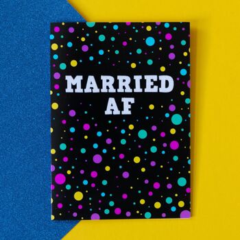Carte de mariage drôle | Marié AF 3